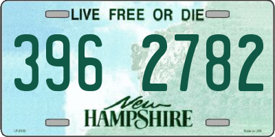NH license plate 3962782