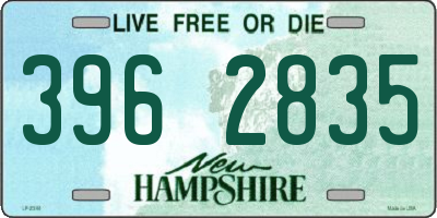 NH license plate 3962835