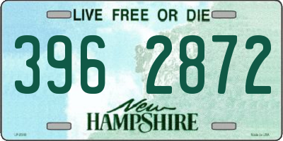 NH license plate 3962872