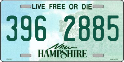 NH license plate 3962885