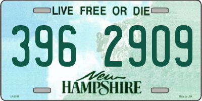 NH license plate 3962909