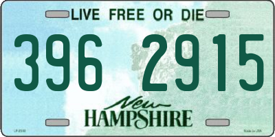 NH license plate 3962915