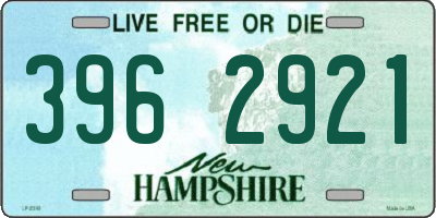 NH license plate 3962921