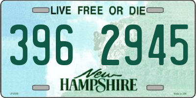 NH license plate 3962945