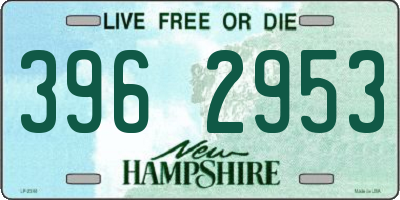 NH license plate 3962953