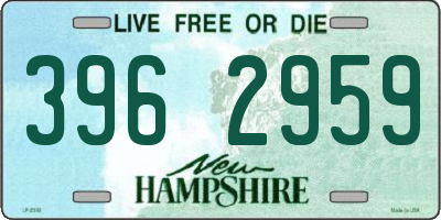 NH license plate 3962959