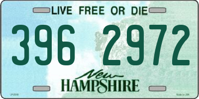 NH license plate 3962972