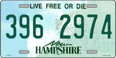 NH license plate 3962974