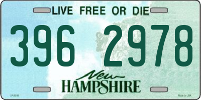 NH license plate 3962978