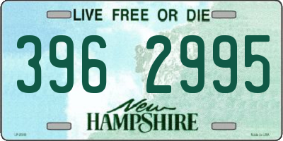 NH license plate 3962995