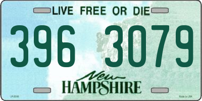 NH license plate 3963079