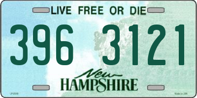 NH license plate 3963121