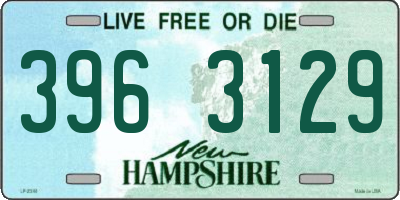 NH license plate 3963129