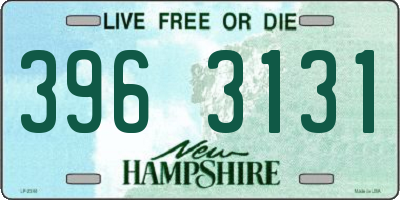 NH license plate 3963131