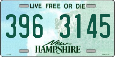 NH license plate 3963145