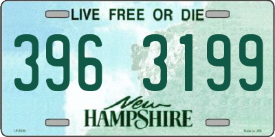 NH license plate 3963199