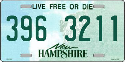 NH license plate 3963211