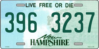 NH license plate 3963237