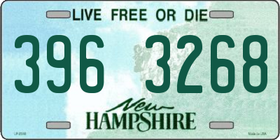 NH license plate 3963268