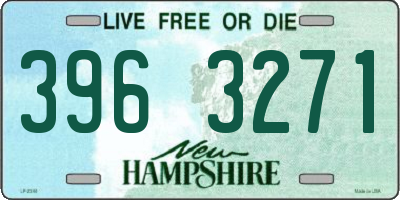 NH license plate 3963271