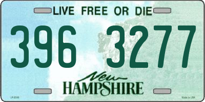 NH license plate 3963277