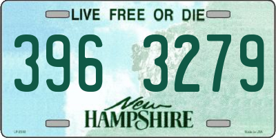 NH license plate 3963279