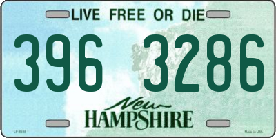 NH license plate 3963286