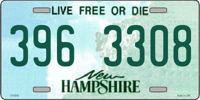 NH license plate 3963308