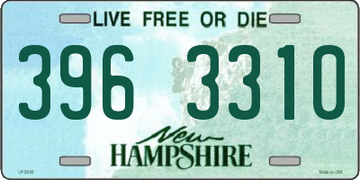 NH license plate 3963310