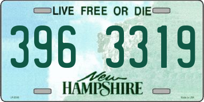 NH license plate 3963319