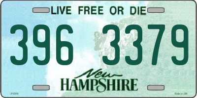 NH license plate 3963379