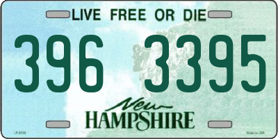 NH license plate 3963395