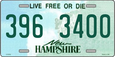 NH license plate 3963400