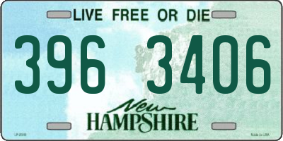 NH license plate 3963406