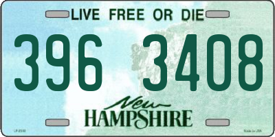 NH license plate 3963408