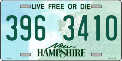 NH license plate 3963410