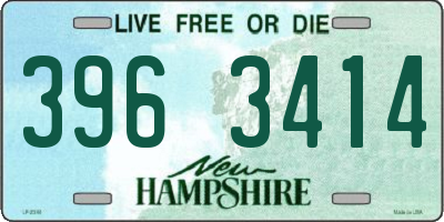 NH license plate 3963414