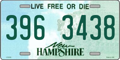 NH license plate 3963438
