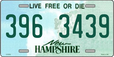 NH license plate 3963439