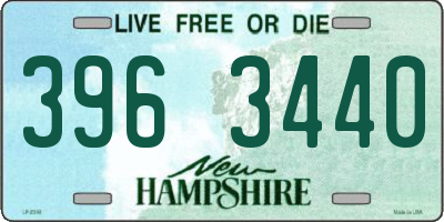 NH license plate 3963440