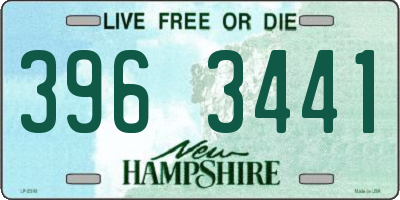 NH license plate 3963441