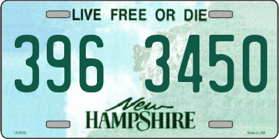 NH license plate 3963450