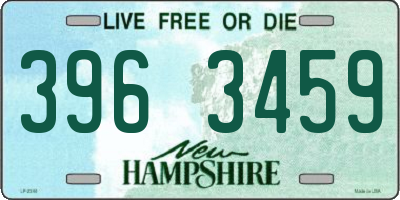 NH license plate 3963459