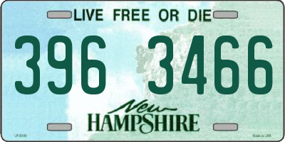 NH license plate 3963466