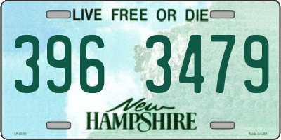 NH license plate 3963479