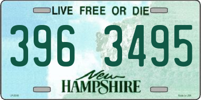 NH license plate 3963495