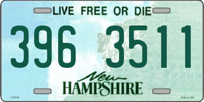 NH license plate 3963511