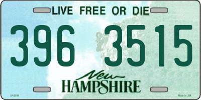 NH license plate 3963515