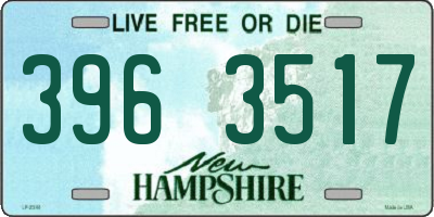 NH license plate 3963517