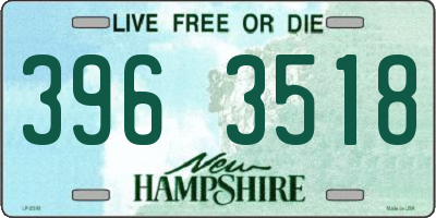 NH license plate 3963518